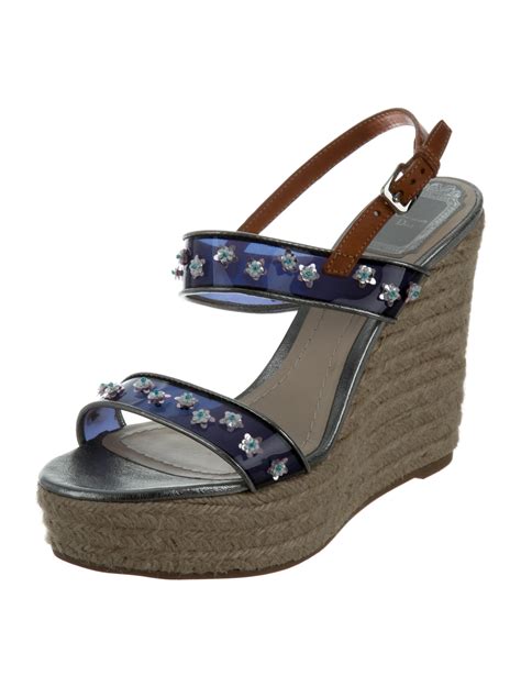 dior espadrille sandal|dior espadrilles for women.